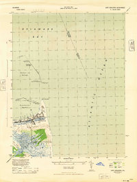 Download a high-resolution, GPS-compatible USGS topo map for Cape Henlopen, DE (1944 edition)