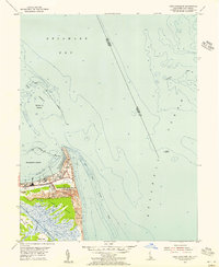 preview thumbnail of historical topo map of Sussex County, DE in 1954