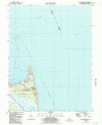 preview thumbnail of historical topo map of Sussex County, DE in 1984