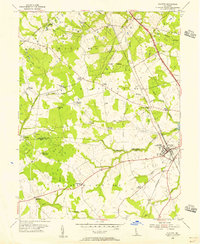 Download a high-resolution, GPS-compatible USGS topo map for Clayton, DE (1956 edition)
