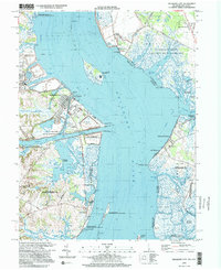 Download a high-resolution, GPS-compatible USGS topo map for Delaware City, DE (2001 edition)