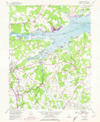 Download a high-resolution, GPS-compatible USGS topo map for Frankford, DE (1973 edition)