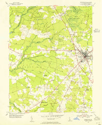 Download a high-resolution, GPS-compatible USGS topo map for Georgetown, DE (1955 edition)