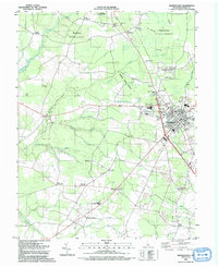 Download a high-resolution, GPS-compatible USGS topo map for Georgetown, DE (1992 edition)