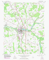 Download a high-resolution, GPS-compatible USGS topo map for Laurel, DE (1983 edition)