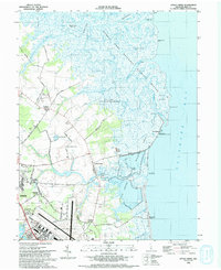 Download a high-resolution, GPS-compatible USGS topo map for Little Creek, DE (1993 edition)