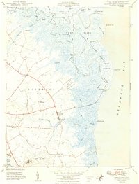 Download a high-resolution, GPS-compatible USGS topo map for Little Creek, DE (1949 edition)