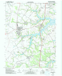 Download a high-resolution, GPS-compatible USGS topo map for Middletown, DE (1993 edition)