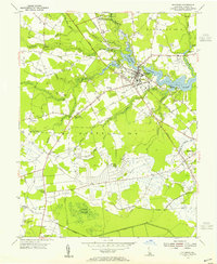 Download a high-resolution, GPS-compatible USGS topo map for Millsboro, DE (1955 edition)