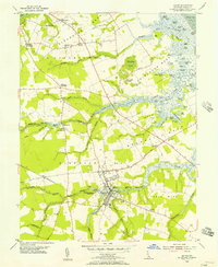 Download a high-resolution, GPS-compatible USGS topo map for Milton, DE (1957 edition)