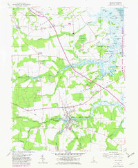 Download a high-resolution, GPS-compatible USGS topo map for Milton, DE (1982 edition)