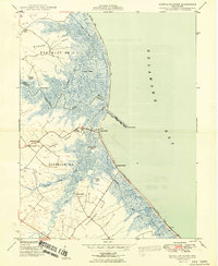 preview thumbnail of historical topo map of Sussex County, DE in 1949