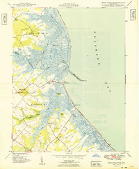 Download a high-resolution, GPS-compatible USGS topo map for Mispillion River, DE (1949 edition)
