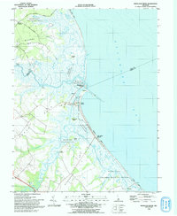 Download a high-resolution, GPS-compatible USGS topo map for Mispillion River, DE (1993 edition)
