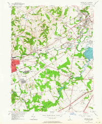 Download a high-resolution, GPS-compatible USGS topo map for Newark East, DE (1964 edition)