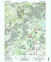 Download a high-resolution, GPS-compatible USGS topo map for Newark%20East, DE (1993 edition)