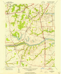 Download a high-resolution, GPS-compatible USGS topo map for Saint Georges, DE (1954 edition)