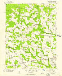 preview thumbnail of historical topo map of Sussex County, DE in 1955