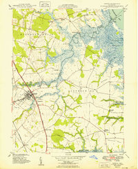 preview thumbnail of historical topo map of Smyrna, DE in 1949