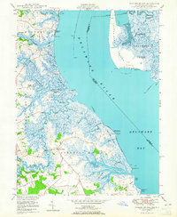 Download a high-resolution, GPS-compatible USGS topo map for Taylors Bridge, DE (1965 edition)
