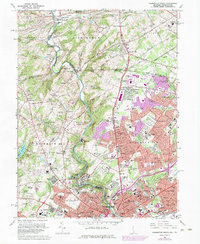 Download a high-resolution, GPS-compatible USGS topo map for Wilmington North, DE (1984 edition)