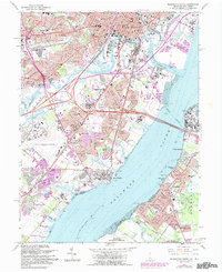 Download a high-resolution, GPS-compatible USGS topo map for Wilmington South, DE (1987 edition)