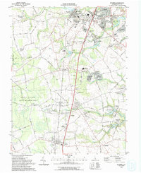 Download a high-resolution, GPS-compatible USGS topo map for Wyoming, DE (1993 edition)