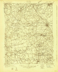 1926 Map of Cheswold, DE
