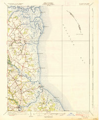 Download a high-resolution, GPS-compatible USGS topo map for Bowers, DE (1936 edition)