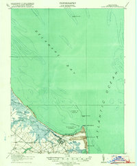 1918 Map of Cape Henlopen