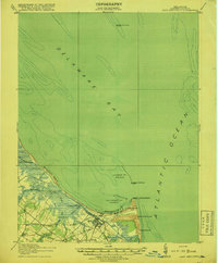 1918 Map of Cape Henlopen