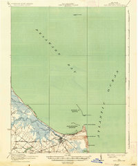 1937 Map of Cape Henlopen