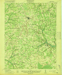 preview thumbnail of historical topo map of Millsboro, DE in 1917