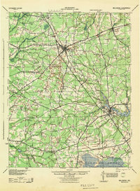 preview thumbnail of historical topo map of Millsboro, DE in 1944