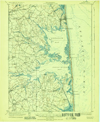 1918 Map of Bethany Beach, DE, 1928 Print