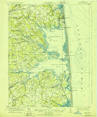 1918 Map of Bethany Beach, DE, 1928 Print