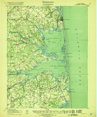 1918 Map of Dagsboro, DE