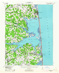 Download a high-resolution, GPS-compatible USGS topo map for Rehoboth, DE (1964 edition)