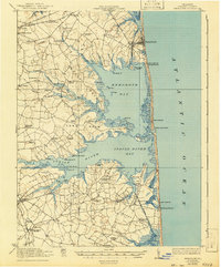 1918 Map of Dagsboro, DE, 1943 Print
