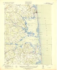 1918 Map of Dagsboro, DE
