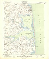 1918 Map of Bethany Beach, DE