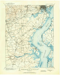 1904 Map of Wilmington, 1961 Print