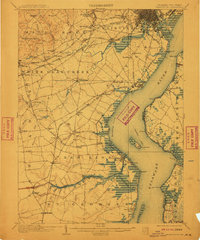 1906 Map of Wilmington, 1910 Print