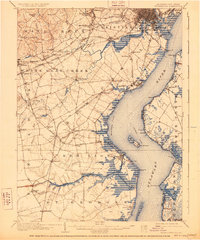 1906 Map of Wilmington, 1928 Print