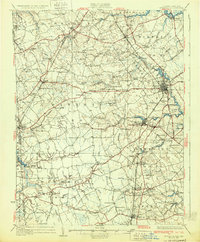 1931 Map of Wyoming, DE