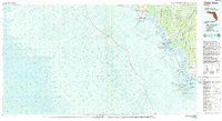 preview thumbnail of historical topo map of Dixie County, FL in 1978