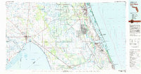 preview thumbnail of historical topo map of Fort Pierce, FL in 1981