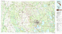 preview thumbnail of historical topo map of Gainesville, FL in 1981