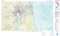preview thumbnail of historical topo map of Jacksonville, FL in 1980