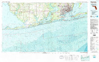 Download a high-resolution, GPS-compatible USGS topo map for Pensacola, FL (1986 edition)